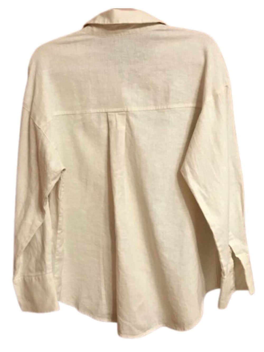ABERCROMBIE & FITCH LINEN BLEND BUTTON SHIRT SIZE SMALL EUC - Picture 5 of 6